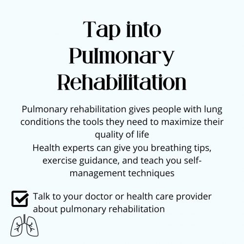 tap into pulmonary rehabilitation